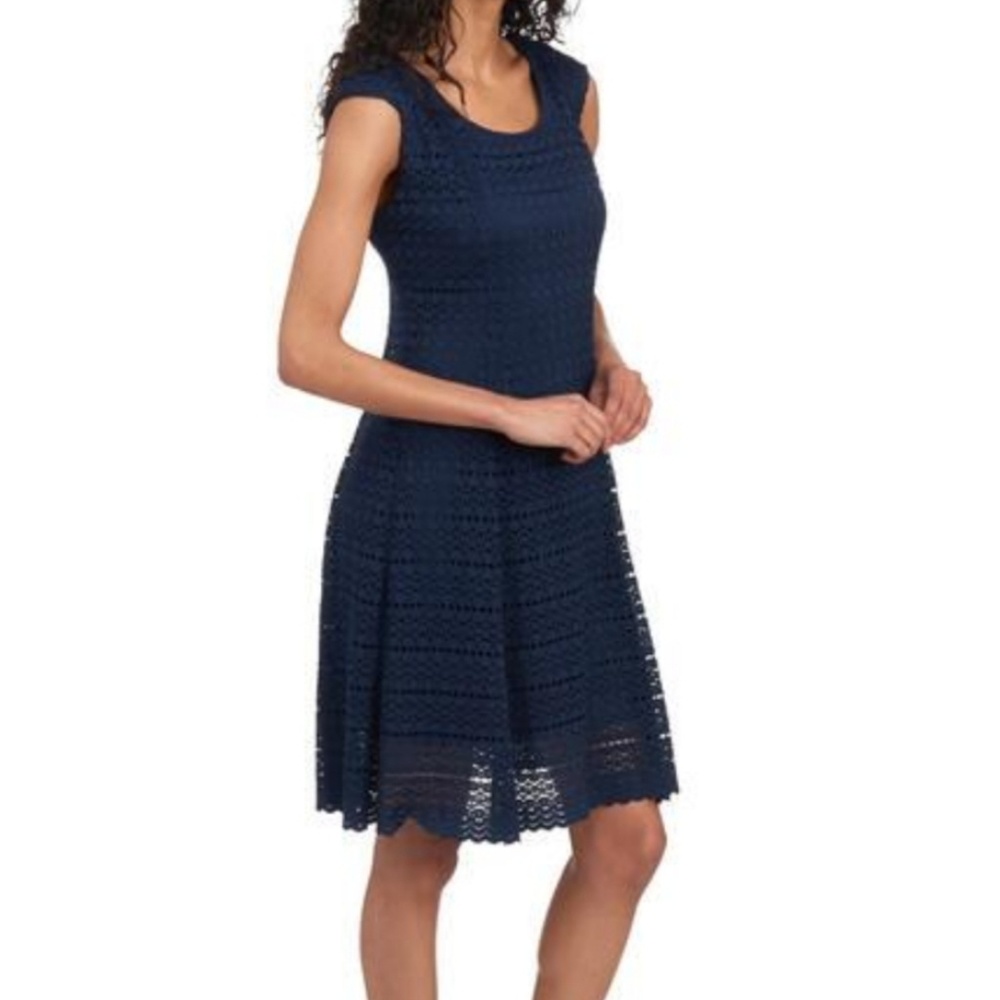 Ronni Nicole Midnight Blue Dress - Picture 1 of 3